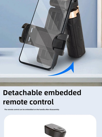 Super Mini Selfie Stick – Portable Phone Holder with Bluetooth Remote for Live Broadcast & Shooting