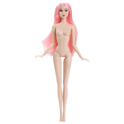 32cm 1/6 BJD Supermodel Doll – European & American Fashion DIY PVC Nude Doll Girl with Makeup