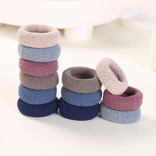 6pcs Fashion Ponytail Holders - Thick Elastic Hair Bands for Women & Girls Hair Accessories
