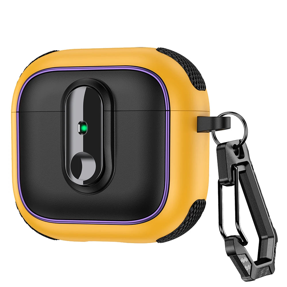 Armor Lock Earphone Case for AirPods – Shockproof TPU & PC Cover for AirPods 1, 2, 3, 4 & Pro 2, 2nd & 4th Gen