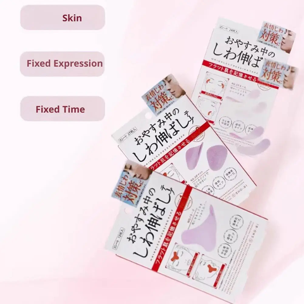 Forehead and Smile Line Patches – Transparent PE Anti-Aging Wrinkle Care Stickers for Nasolabial Folds