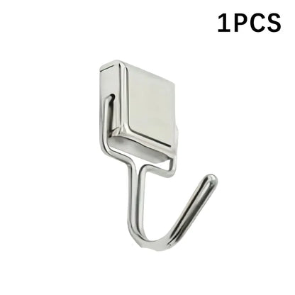 50PCS Strong Magnetic Hooks — Multi-Purpose Home, Kitchen & Bathroom Storage Hangers