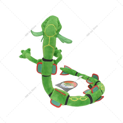 75CM Pokémon Plush Rayquaza – Shiny Green & Black Stuffed Doll Toy for Kids Birthday & Christmas Gifts