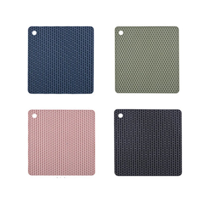 2/4 PCS Multifunction Heat Resistant Silicone Mats – Nonslip Drink Coasters, Pot Holders & Kitchen Placemats