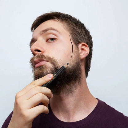 Men’s Beard & Hairline Pencil with Sharpener – Barber Shape Accessory & Eyebrow Makeup Pen