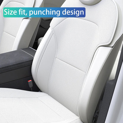 Tesla Model Y Juniper 2025-2026 Ventilated Leather Seat Cushion Cover – Breathable Comfort Interior Accessory