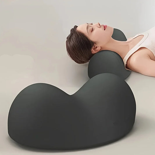 Memory Foam Cervical Neck Pillow – Ergonomic Support Pillow for Spine Protection, Soft Comfortable Sleep Cushion with Removable Cover for Home & Travel