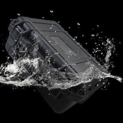 Waterproof Hard Tool Carry Case - Protective Storage Box with Pre-Cut Sponge Organizer for Equipment