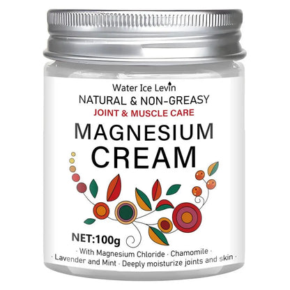 Magnesium Nerve Relief Cream - Deep Moisturizing Non-Greasy Body Butter for Knee, Joint & Muscle Comfort