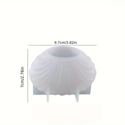 3D Shell Silicone Mold – Scented Candle, Aromatherapy Wax & Clay Crafts DIY Mold
