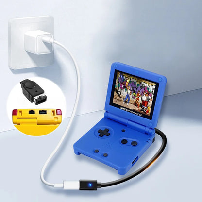 USB-C Charging Cable for Nintendo GBA SP - LED Indicator Power Cord for Game Boy Advance Console