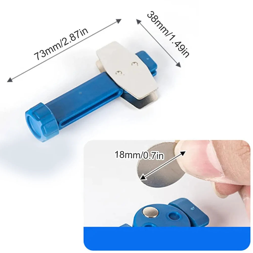 Durable Steel Bicycle Brake Pad Spreader – 360° Rotatable Hydraulic Disc Brake Caliper Piston Reset Tool