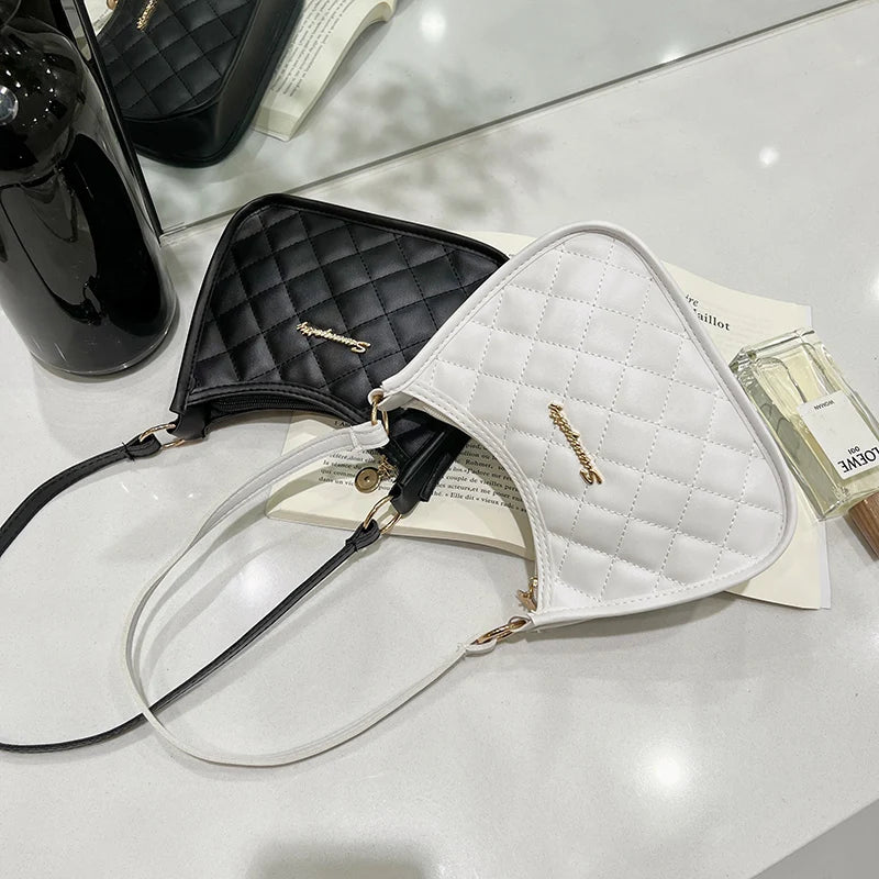 Women’s Soft Faux Leather Crossbody Bag – Retro Underarm Handbag & Small Shoulder Bag for Girls – Fashion Design