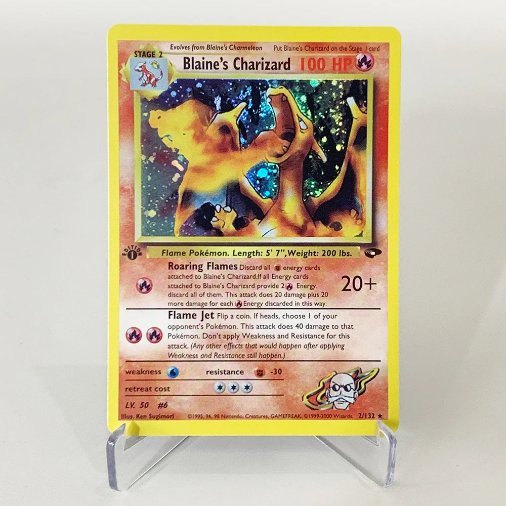 PTCG Charizard V VMAX EX GX Cards - Rare Collectible Battle and Proxy Trading Cards