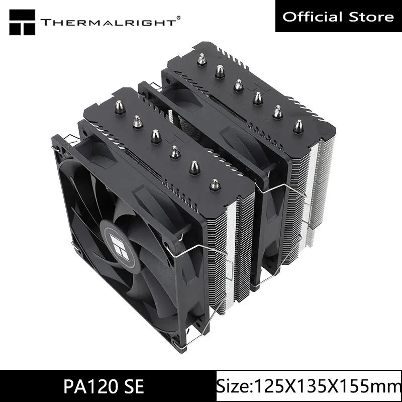 Thermalright PA120 AGHP 3.0 CPU Cooler – 6 Heat Pipes, Dual Tower Radiator, Double Fans, Top Cover, LGA1700 Support