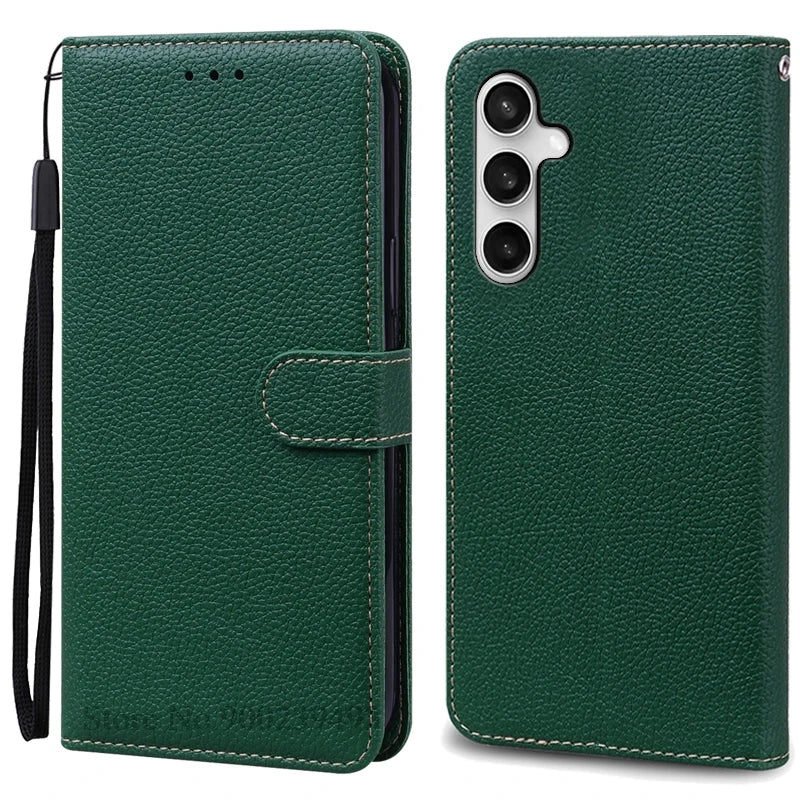 Samsung Galaxy A17 5G Case - Leather Flip Wallet Cover for A175F/A176B 4G & 5G