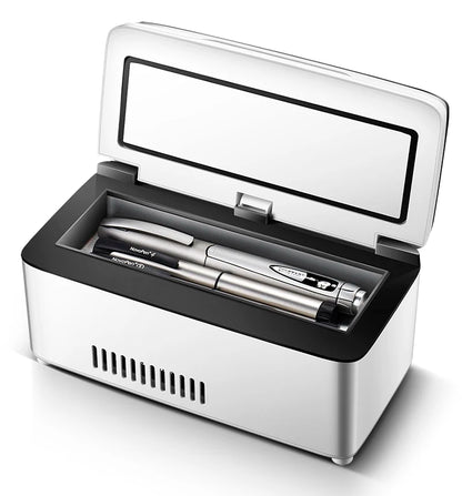 10400mah  Mini Refrigerator – High Power Insulin and Pill Box with 0-18°C Cooling, USB Charging Refrigerated Incubator
