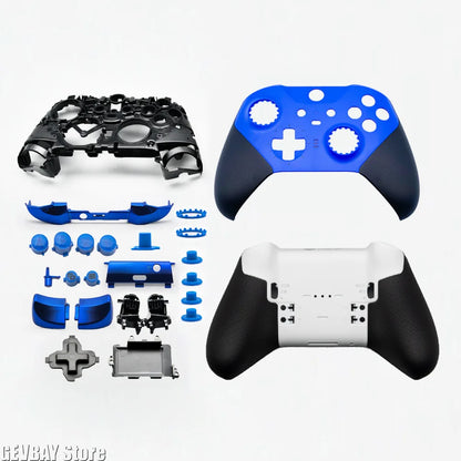 Xbox Elite Series 2 Controller Full Housing Shell Kit – Faceplates, ABXY Buttons, LT/RT LB/RB Bumpers, Grips & Thumbsticks