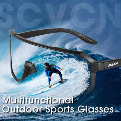 SCVCN Cycling Glasses – UV400 Bike Sunglasses for Men & Women, MTB Goggles for Outdoor Sports, Riding & Hiking Eyewear