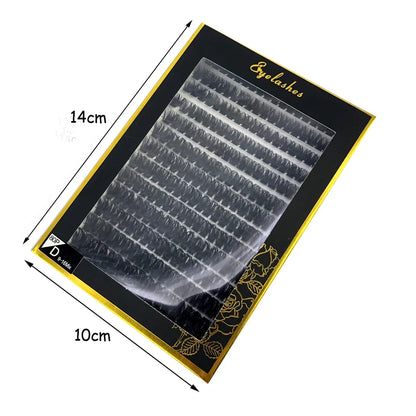 HBZGTLAD 280Pcs 3D Mink Eyelash Clusters Set – Handmade 10D 60D 80D Natural Style False Eyelashes Extension Bundle Pack