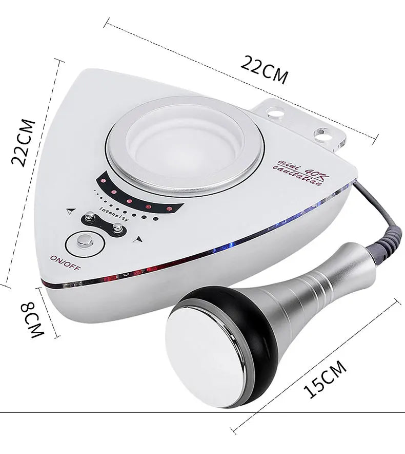 Ultrasonic 40KHz Cavitation Machine — Body Massager for Slimming, Fat Burning, Skin Tightening & Weight Loss