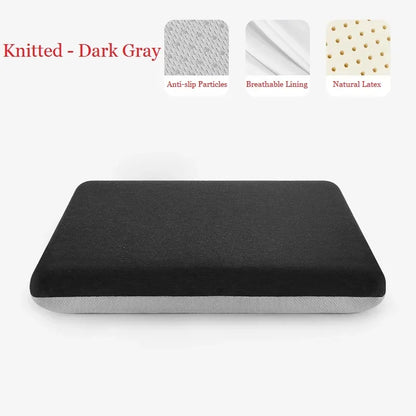 JFLEGAL Thailand Natural Latex Cushion – Washable Square Seat Pad for Buttocks Pain Relief, Office Chair Cushion Cojin
