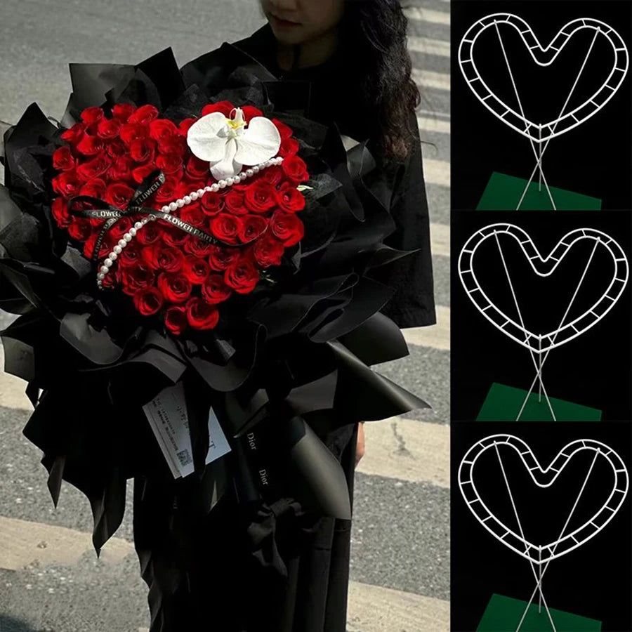 9PCS Flower Arrangement Holder Set — DIY Vase & Bouquet Packaging Accessories for Love Flower Crafts