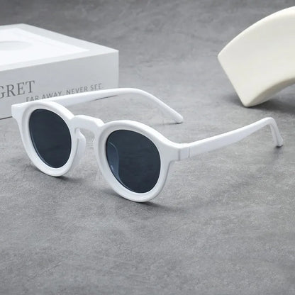 2025 Retro Round Small Frame Sunglasses — High-End UV Resistant Shades for Men & Women, Fashion Trend