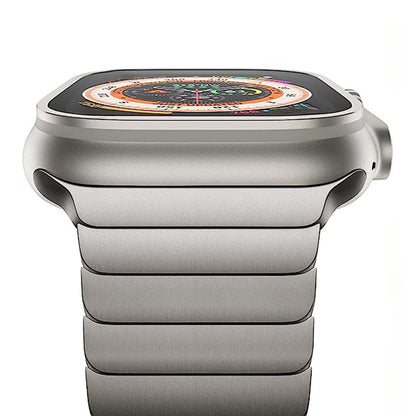 Ultra 3/2 Titanium & Stainless Steel Luxury Bracelet for Apple Watch — Fits Ultra 49/45/44/42mm & Series 11/10/9/46/41mm