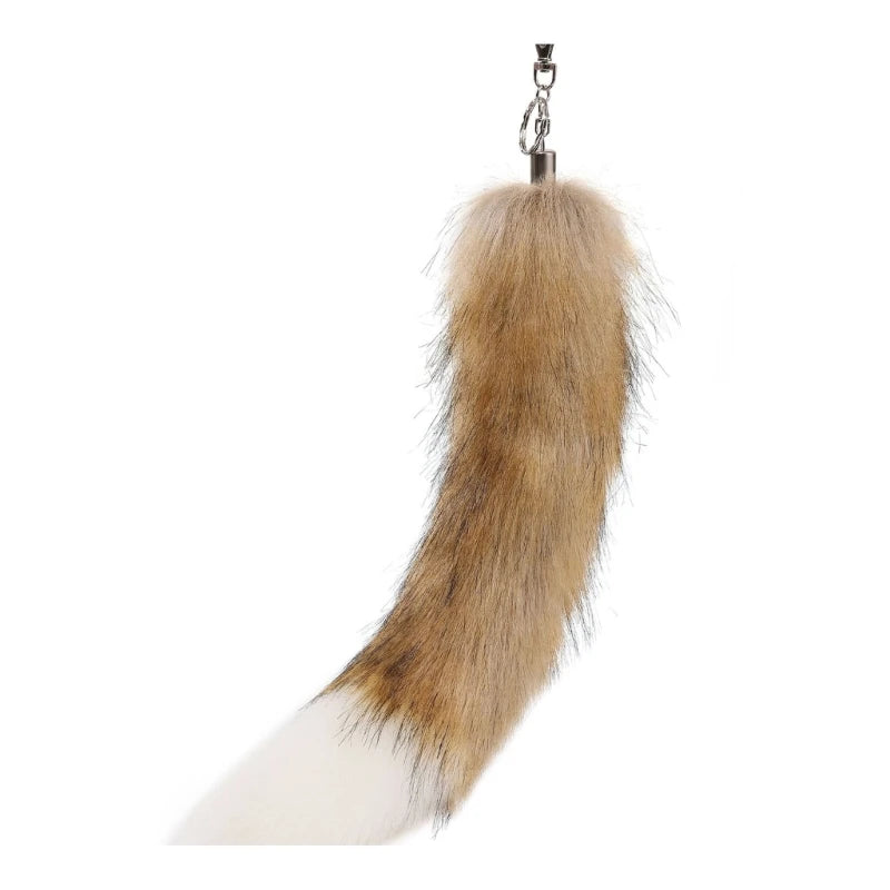 Raccoon Tail Keychain — Creative Coat Tail Key Ring Chain, Unique Gift for Men