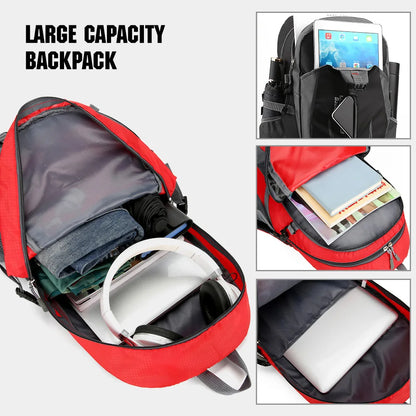 40L Waterproof Hiking Backpack – Lightweight Outdoor Trekking & Travel Daypack for Men and Women