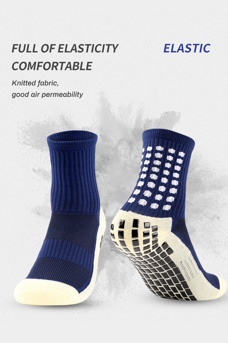 Anti-Slip Football Socks - Non-Slip Soccer, Basketball, Tennis & Cycling Grip Socks for Men