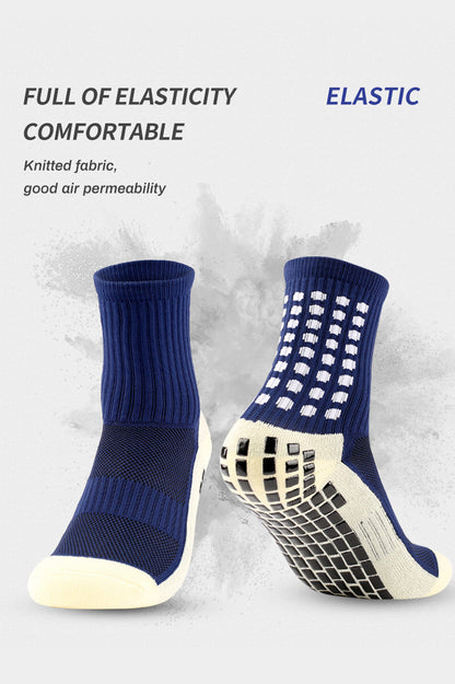 Anti-Slip Football Socks - Non-Slip Soccer, Basketball, Tennis & Cycling Grip Socks for Men