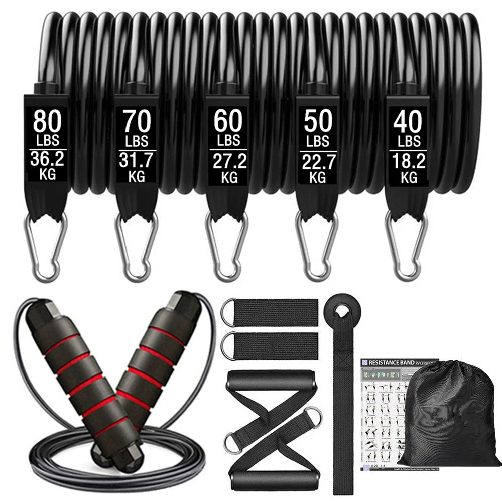 300lb Booty Resistance Band Set – Elastic Workout Harness for Home, Gym, Training & Dumbbell Exercises