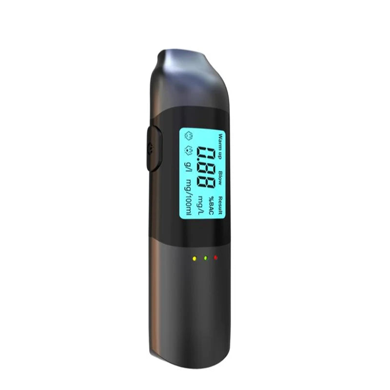 Non-Contact Digital Alcohol Tester - LED Display Breathalyzer Meter for Accurate Alcohol Detection