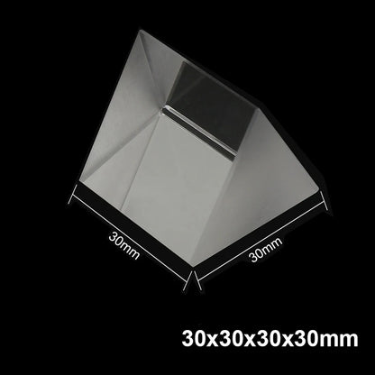 Optical Triangular Prism - Physics Light Spectrum Refractor Teaching Tool for Kids Science Education & Learning Gift