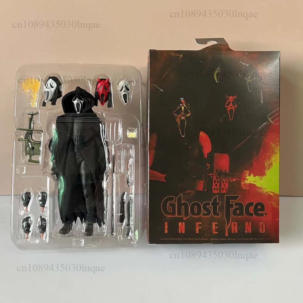 NECA Inferno Fire Action Figure – The Nun Billy Prey Movable Horror Collectible Toy