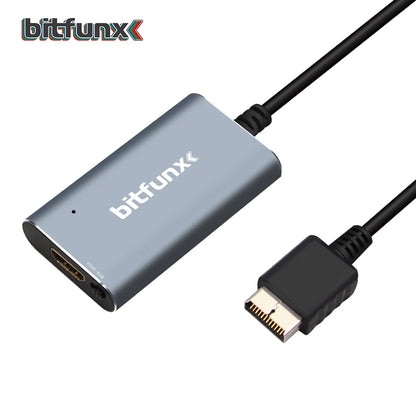 Bitfunx PS2 to HDMI Converter – RGB to YPbPr Switch Adapter for PS1 & PS2 PlayStation Game Consoles