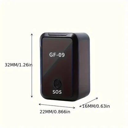 GF09 Mini GPS Tracker — Real-Time Car Locator with Voice Recording, Anti-Lost Positioner for Children, Pets & Dogs