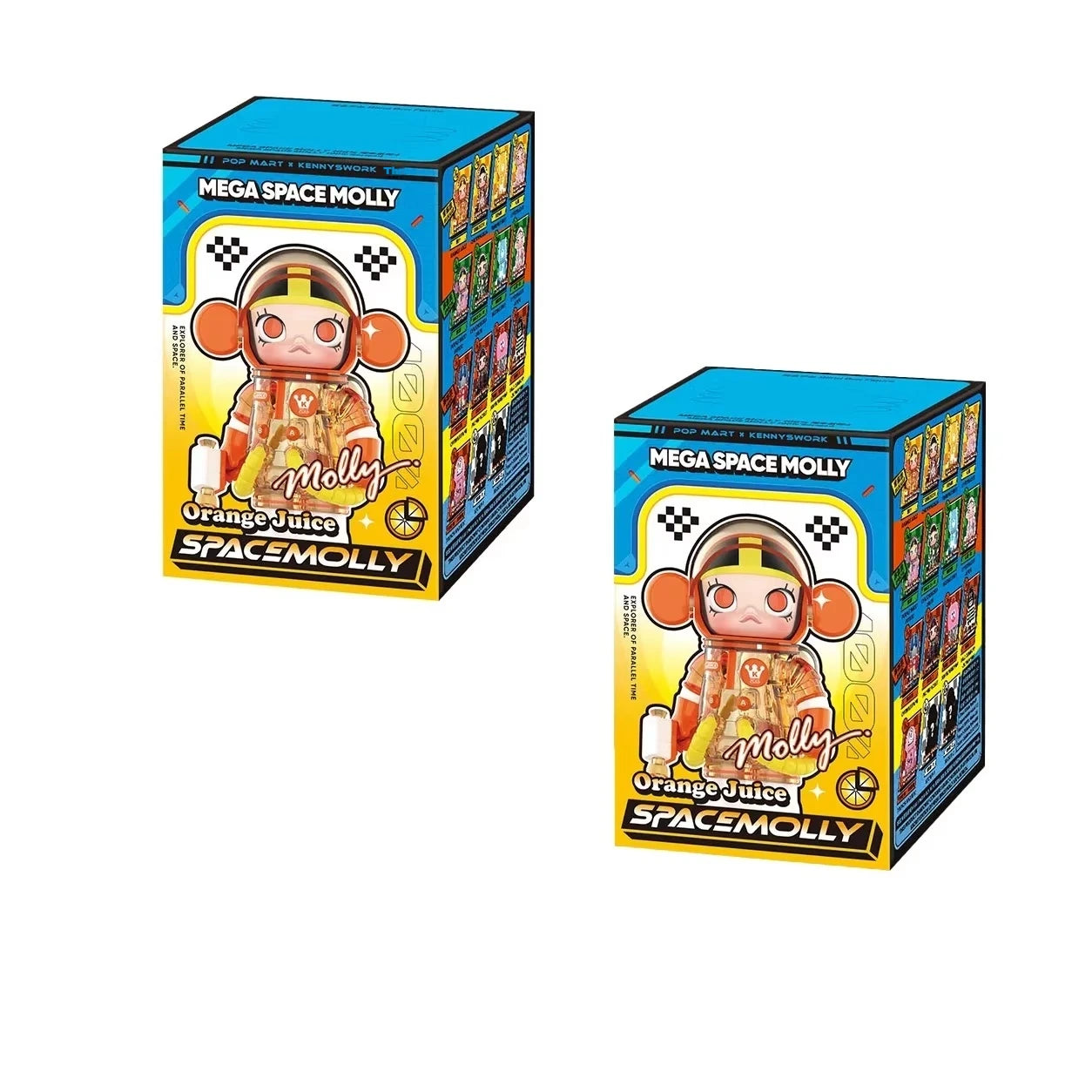 Popmart Mega Space Molly 100% Anniversary Series — 4th Gen Blind Box Collectible Action Figure Toy, Mystery Gift Model