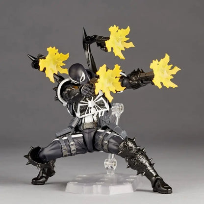 CT Toys Spider-Man SHF Agent Venom Figure — Yamaguchi Spider-Man Action Model, Collectible Desk Decor Toy Gift