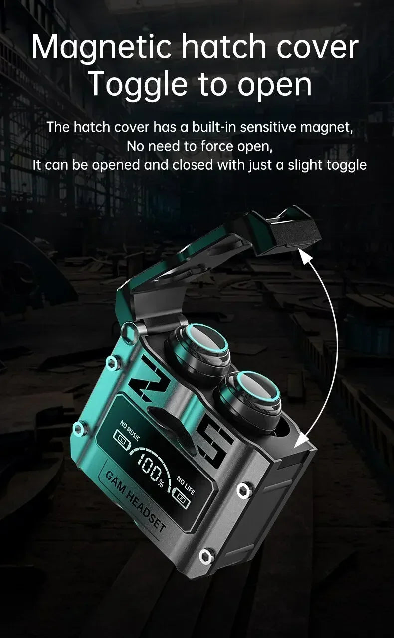 M25 TWS Wireless Bluetooth Earphones – Touch Control, Noise Reduction, Waterproof Stereo Gaming Headphones