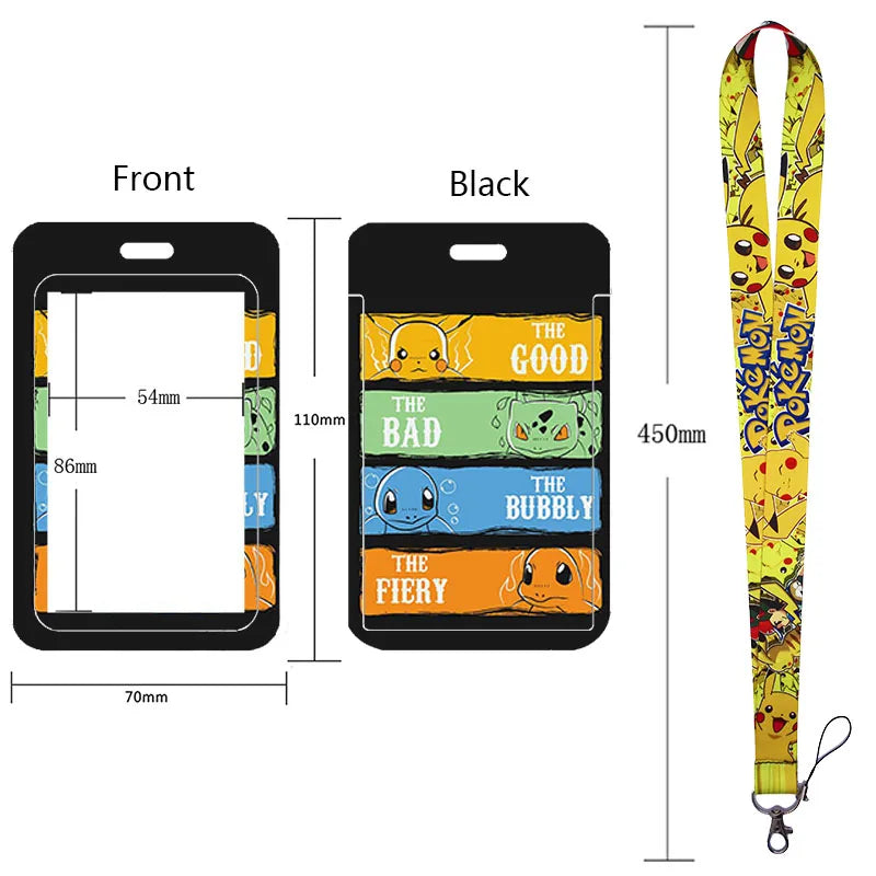 Neck Strap Lanyard for Keys and ID Cards – Badge Holder, Keychain, Key Rings, Fashion Accessory Gift