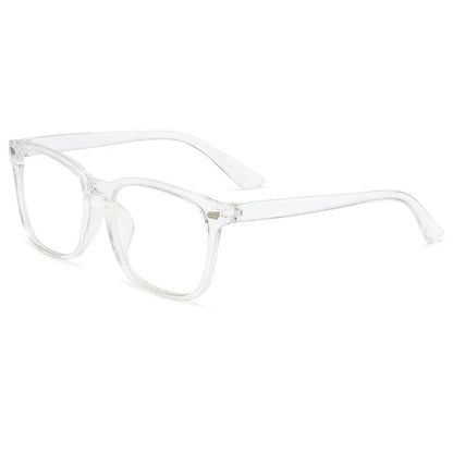 2 Pairs Classic Square Anti Blue Light Glasses - Stylish Fashion Eyewear for Men and Women Daily Wear