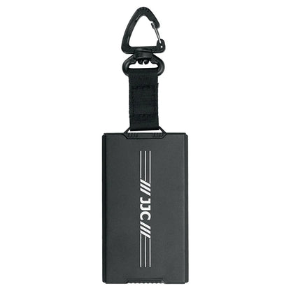 JJC 18-Slot Memory Card Case – Pop-Up SD, MicroSD, Nano SIM & NM Card Holder with Carabiner