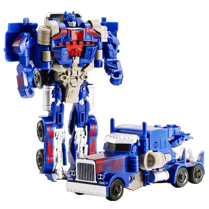 Transformation Car Anime Robot Toy – One-Step Deformation Puzzle Action Figure for Kids