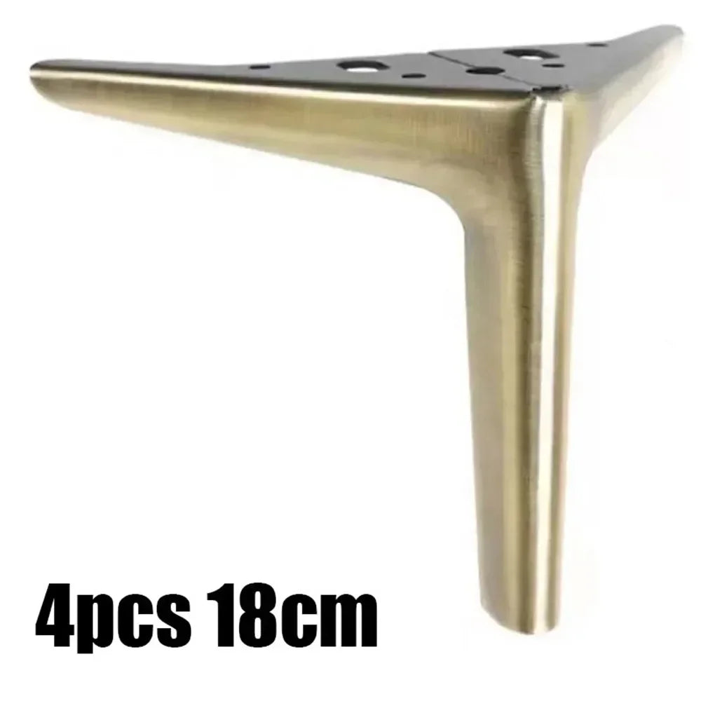 4Pcs Metal Furniture Legs – Heavy-Duty Feet for TV Stand, Sofa, Cabinet & Table, 800KG Load Capacity