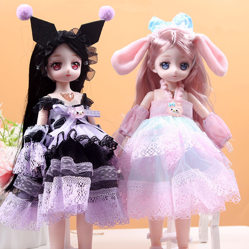 30cm 1/6 BJD Princess Doll – 23-Joint Movable Girl Doll with Clothes, Birthday Gift Toy