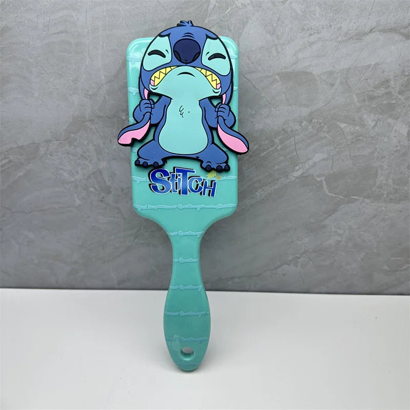 Miniso Disney Lilo & Stitch Air Cushion Massage Comb – Cartoon Stitch Hairbrush for Kids & Students