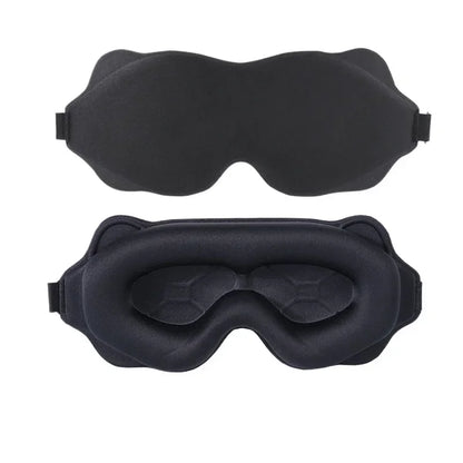 3D Sleep Mask for Eyes — Soft Travel Eye Shade, Light-Blocking Sleeping Aid, Breathable Night Eyepatch